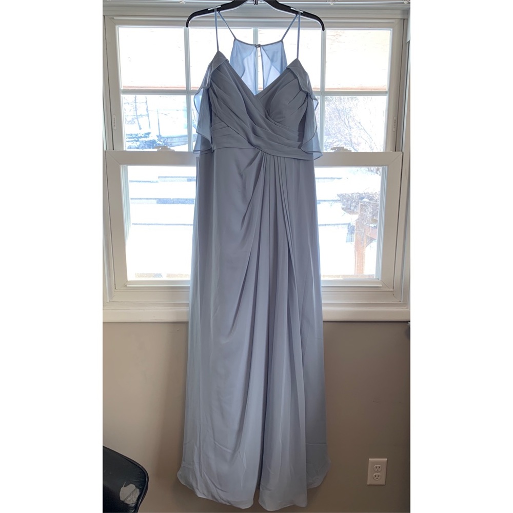 Dusty Blue Azazie Dress - Dakota